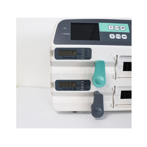 Bomba de <span class=keywords><strong>jeringa</strong></span> electrónica de doble canal, para Hospital, con soporte, 2 unidades - Product Image 3