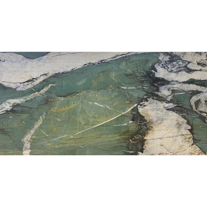 Dalle de verre nano-cristallisé moderne, grande dalle épaisse vert foncé pour <span class=keywords><strong>comptoirs</strong></span> et revêtements muraux 3000/2800x1600mm - Product Image 1