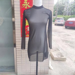 Mujeres Sexy Elástico Mini Vestido de Malla Ver a Través DE LA Lencería Sexy Tallas Grandes Verano Playa <span class=keywords><strong>Bikini</strong></span> Cubrir el Vestido - Product Image 6