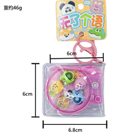 Vente en gros de porte-clés amusants en plastique en forme de requin gourmand, machine à pêche, tableau de peinture et de dessin pour enfants, cadeaux à suspendre