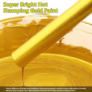 Vernice a base d'acqua lamina d'oro lucida <span class=keywords><strong>con</strong></span> effetto diamante per parete esterna placca per calligrafia in marmo vernice e verniciatura a polvere dorata - Product Image 2