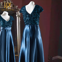 La Nouvelle Robe de Soirée Longue Élégante Surdimensionnée à Paillettes et Col en V pour Fête d'Été et Banquet