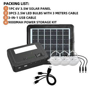 INDIA Negeria Ghana Tanzania High Quality 10W Multi Function Portable Home Lighting <strong>System</strong> Dc Bulbs <strong>Solar</strong> Home <strong>Light</strong> - Product Image 5