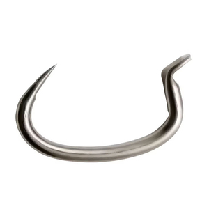 1OUTKIT 1 pièce/lot Hameçons triples de pêche en acier à haute teneur en carbone, hameçons artificiels rigides et courbés rouges pour leurres, pour rivière, tailles 4 <span class=keywords><strong>6</strong></span> 8 10 - Product Image 1