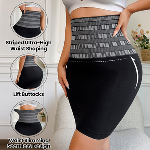 Faja Moldeadora de Jersey Transpirable Sin Costuras de Cintura Alta para Mujer, Control de Abdomen, Postparto, Reductora de Vientre, Levantador de Glúteos - Product Image 4