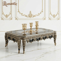 Ensemble de canapés de style turc de luxe, noir et argenté, en bois sculpté, avec table basse, pour la décoration intérieure de villas royales et de palais.