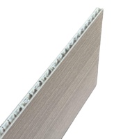 Panneau en nid d'abeille en aluminium à façade plate pour matériaux de construction 	   alucobond 	   panneau mural en aluminium