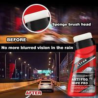 Kit Antivaho y Repelente de Lluvia Astree, Cepillo para Vidrios, Esponja Hidrofóbica Aplicadora, Espejo Retrovisor, Visión Clara