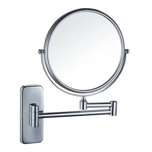 HSY3005 8 "مزدوجة الجانب رخيصة بالجملة مخصص الأزياء الفاخرة خلاط مياه للحمام مرآة مكبرة