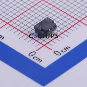 A0800WR-S-02PNLBG1GS1R Wire-to-Board Pin Header SMD,P=0.8mm,Horizontal Mount Connector 1x2P 0.8mm Horizontal Mount 2P - Product Image 2