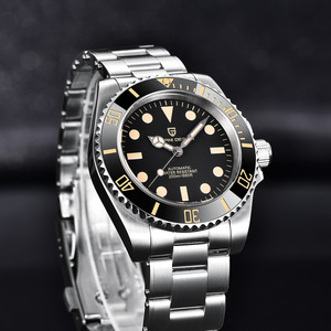 Montre mécanique automatique en acier inoxydable Berjani, 14 mm, résistante à l'eau, pour homme, PD-1694 - Product Image 2