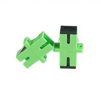 Adaptateur de fibre optique LC APC, connecteur coupleur simple duplex, bride DIMAN FTTH FTTX, garantie 1 an