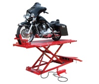 Vente flash : Cric hydraulique pneumatique pour moto 1500 lbs avec certification CE
