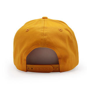 उच्च गुणवत्ता वाला सोना पीला कस्टम 5 पैनल मुद्रित लोगो बेसबॉल कैप - Product Image 4