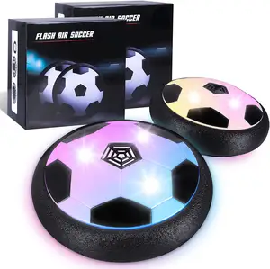 دوى LED تحوم كرة القدم الهواء الطاقة التدريب الكرة الهواء لكرة القدم داخلي العائمة كرة القدم مع مصباح ليد و ترقية رغوة