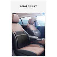Anjuny Trending 5V Support lombaire rafraîchissant Sangles réglables Coussin dorsal ventilé pour chaise de bureau Siège auto