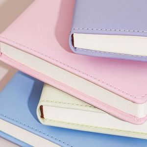 New Style Macaron Color Magnetic Buckle A5 Notebook PU Leather Cover Diary <b>Journal</b> for Promotion - Product Image 3