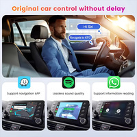 Mini CarPlay sans fil ou sans fil Android Auto Adapt 2 en 1 CarPlay Box pour Apple IOS iPhone