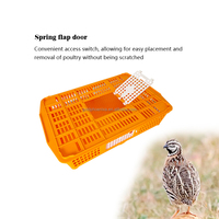 YYC Plastique Volaille Transporteur Poussin Cage Caille Transport Caisse pour Pigeon Poussin