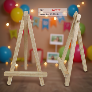 Mini chevalet en bois 9x16cm pour présentoir d'accessoires de photomaton - Product Image 3