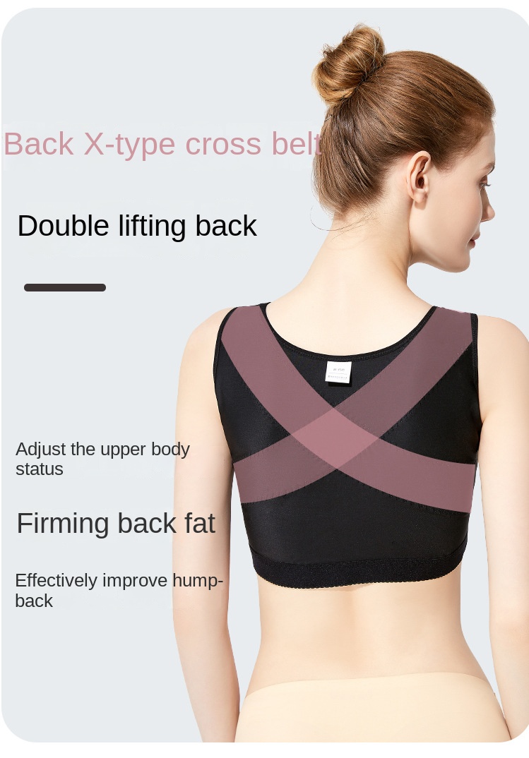 ZOYIAME Post Surgical Shapewear Breast Enhancement Post OP Bra Compression Adjust Band 3D Push Up Implant Stabilizer Medical Bra