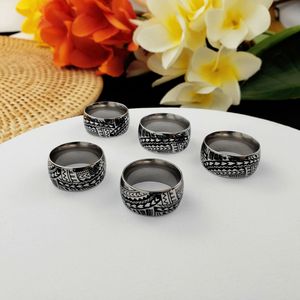 Hawaii tarzı tribal yüzük yüzük iyi satmak hem erkekler hem de kadınlar için unisex tribal yüzük - Product Image 4