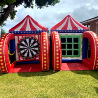 Location de fêtes en extérieur pour le team building Cabine gonflable de jeux de carnaval et de sport Jeux de tir pour événements