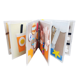 Buku Aktivitas Montessori Edukasi Dini RS Terlaris, Bahan Felt, Tenang, untuk Anak Usia 8-13 Tahun, Unisex, Bersertifikasi EN71, Model Pembelajaran - Product Image 4