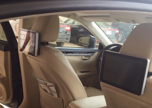 10.1 inch Xe tựa đầu màn hình với ghế sau IPS màn hình Android <span class=keywords><strong>7</strong></span>.1 vật liệu kim loại và CMS thiết bị quảng cáo - Product Image 6