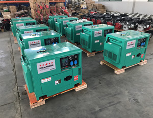 Générateur diesel silencieux 5KVA 6KVA 8KVA 10KVA à prix d'usine avec roues portables et poignée à vendre - Product Image 3