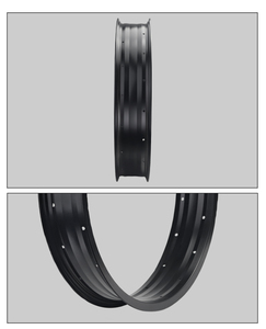Ruedas de Bicicleta de Aleación de Aluminio de <span class=keywords><strong>20</strong></span> Pulgadas con Recubrimiento en Polvo para Bicicletas de Nieve, Sistema de Frenos de Disco, Ruedas para Bicicletas Fat Bike - Product Image 1