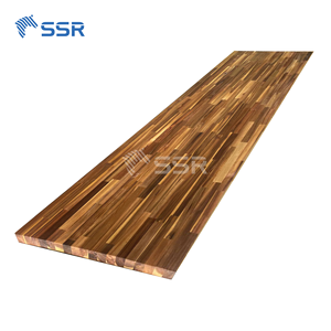 SSR VINA Butcher Block Countertop Clear Oil Acacia Butcher Block Countertop AB, BC Grade 1,5 pulgadas de espesor - Product Image 5