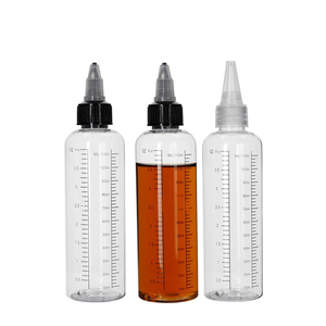 Bán Hot PET Chai Với <span class=keywords><strong>Twist</strong></span> <span class=keywords><strong>Top</strong></span> Lip 10Ml <span class=keywords><strong>15Ml</strong></span> 30Ml 50Ml 60Ml 100Ml 120Ml 180Ml 500Ml 1000Ml Xoắn Chai Cho Mực Xăm - Product Image 6