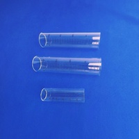 1200 ° Tube en verre de quartz C transparent, tube en silice fondue haute température 99,9 % SiO2, diamètre extérieur personnalisé 10-300 mm pour four