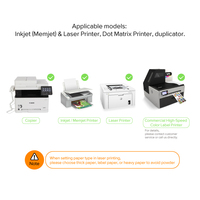 Papier kraft sensible à la pression de qualité supérieure, format A4, antistatique, tailles personnalisables, pour autocollants d'imprimante laser – Nouveauté 2021, Offre Spéciale
