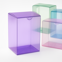 Boîte à pilules transparente avec emballage en plastique PET transparent Boîte pliante avec logo personnalisé pour suppléments et capsules