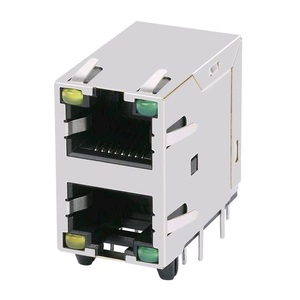 Conector Ethernet Modular sin Imán, Doble Capa, 2 Puertos, Tipo Dividido, RJ45 - Product Image 5