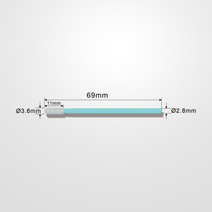 WIPESTAR 742 Hisopos de Espuma Azules Sin Pelusa <span class=keywords><strong>para</strong></span> Limpieza de Precisión en Salas Blancas, 50/100 Unidades por Paquete - Product Image 3