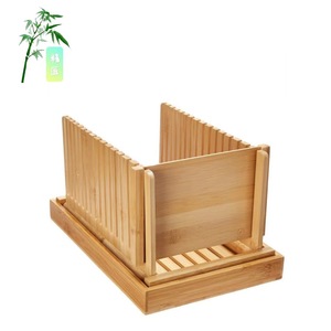 Trancheur à pain en bambou Master Craftsman avec tiroir de rangement pour usage domestique - Product Image 2