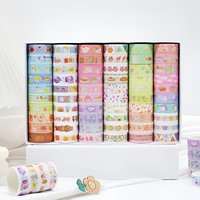 60 Rouleaux de Ruban Adhésif Décoratif Style Japonais Ins, Lot Cadeau pour Journal Créatif, Ruban Autocollant DIY pour Décoration Faite Main
