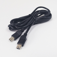 Chargeur de données USB pour ordinateur OEM noir blanc 5V Mini B 5 broches Caméra Mini câbles USB Mini USB