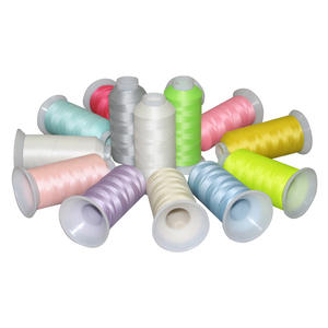 Hilo de Bordar Luminoso Anti-Hilo 108D 150D, Precio de Fábrica, Hilo Fluorescente de Poliéster para Coser Logotipos en Gorras, Patrón Teñido - Product Image 2