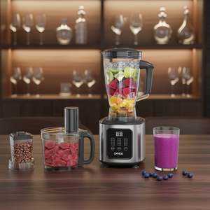 ORVICA Paslanmaz Çelik Elektrikli Mikser 9'u 1 Arada <span class=keywords><strong>Blender</strong></span> Smoothie Mikseri Meyve Sıkacağı Mikser Smoothie <span class=keywords><strong>Blender</strong></span> Makinesi ORM-1600 - Product Image 2