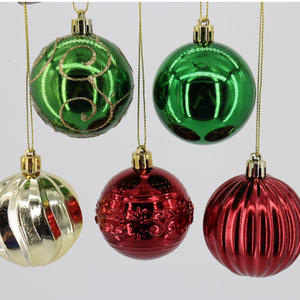Weihnachts ball 30 Pcs Weihnachten Plastik ball Ornamente bunte 6cm Weihnachts baum Dekoration Ball - Product Image 3