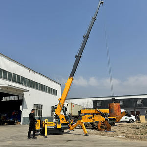 رافعة زحافة تلسكوبية هيدروليكية يمكن أن تدخل المصاعد وورش العمل رافعات عنكبوتية 5 أطنان و 8 أطنان - Product Image 3