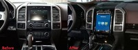 Pantalla Táctil Vertical Tesla de 12.1 Pulgadas, Reproductor de DVD Android para Automóvil con GPS para Ford F150 2014-2015, Radio, Navegación, Multimedia, Reproductor de Video para Automóvil, Monitor de DVD