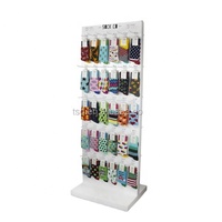 Magasin de vêtements accessoires suspendus en métal chaussettes présentoir de produits support, magasin de détail luminaires présentoir