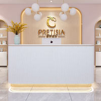 Comptoir d'Accueil Haut de Gamme pour Bureau, Salon de Coiffure et d'Esthétique, ou Onglerie