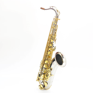 Saxophone ténor chinois personnalisé en gros avec finition laquée dorée, étui étanche, instrument en laiton de qualité supérieure - Product Image 1