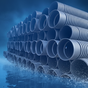 Tuberías Espirales de HDPE con Nervaduras Internas <span class=keywords><strong>para</strong></span> Drenaje de Aguas Residuales Subterráneas en Edificios, Personalizadas por Fabricantes Chinos, Venta al Por Mayor - Product Image 1